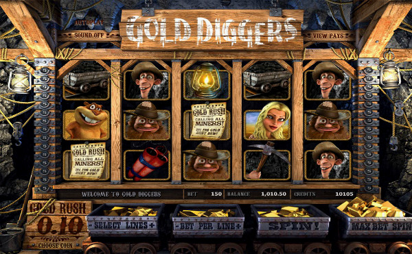 Игровой слот Gold Diggers - в Вулкан казино на деньги участвуй в золотой лихорадке
